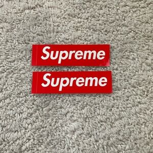 Supreme Red Stickers